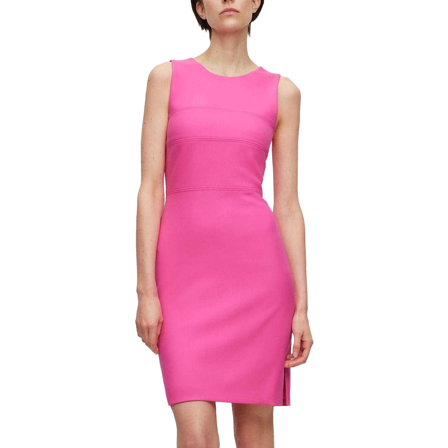 Pink - Side - Boss Womens-Ladies Deca Dress