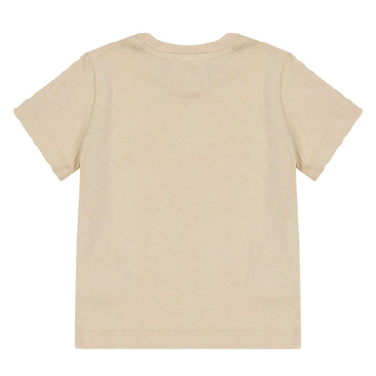 Beige - Back - Versace Childrens-Kids Logo Cotton Jersey T-Shirt