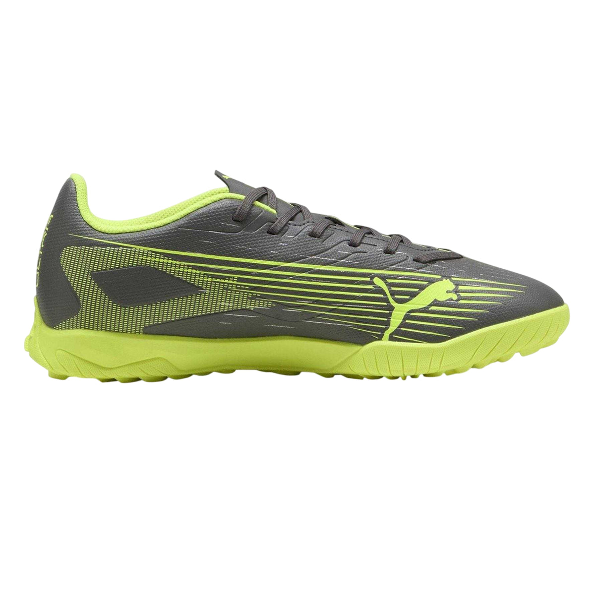 Silver-Yellow - Front - Puma Mens Play Artificial Ground Football Boots