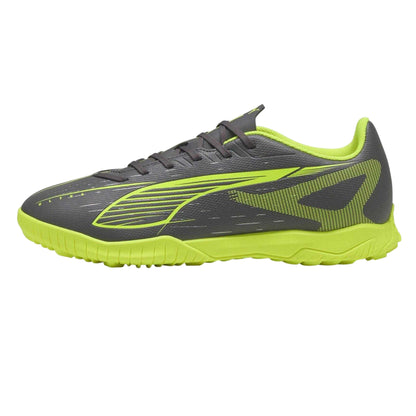 Silver-Yellow - Side - Puma Mens Play Artificial Ground Football Boots
