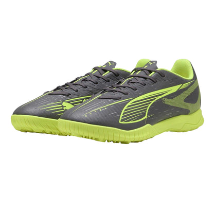 Silver-Yellow - Close up - Puma Mens Play Artificial Ground Football Boots