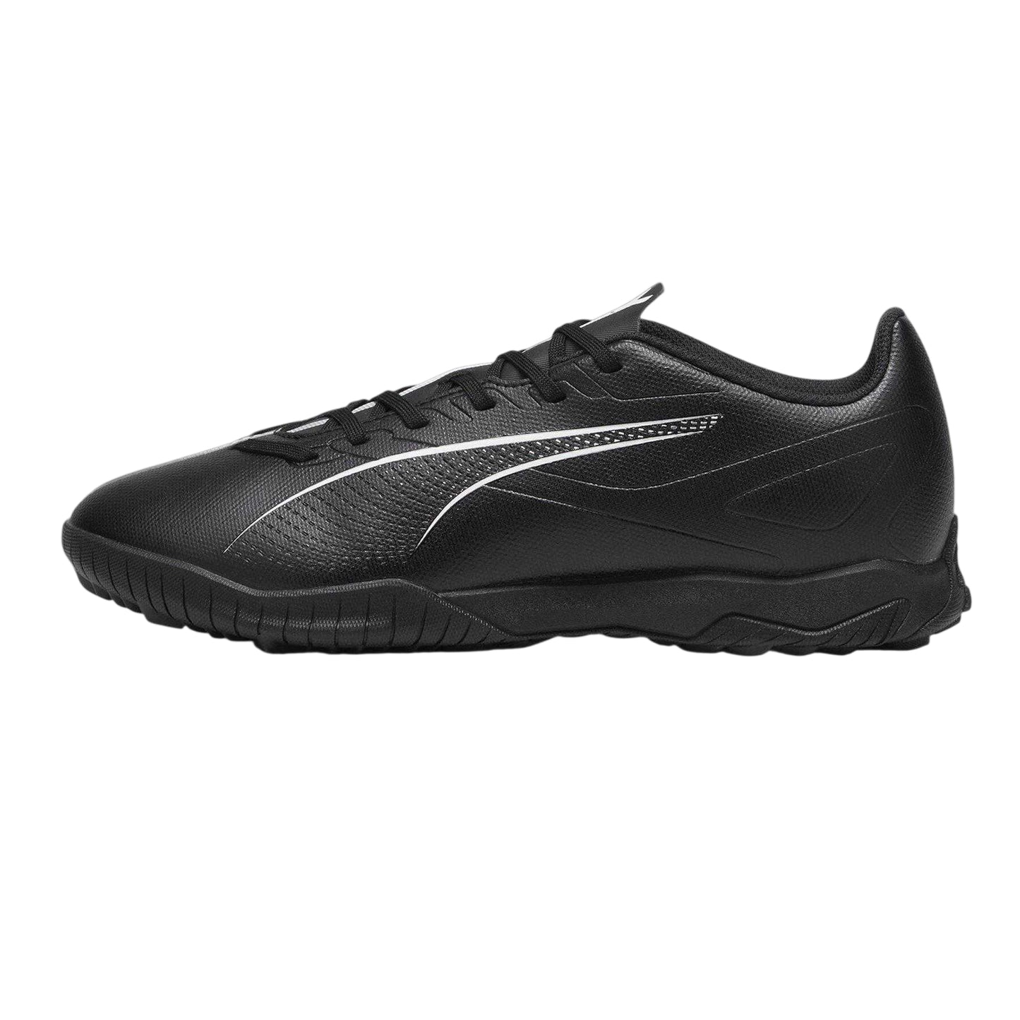 Black-White - Side - Puma Mens Play Artificial Ground Football Boots