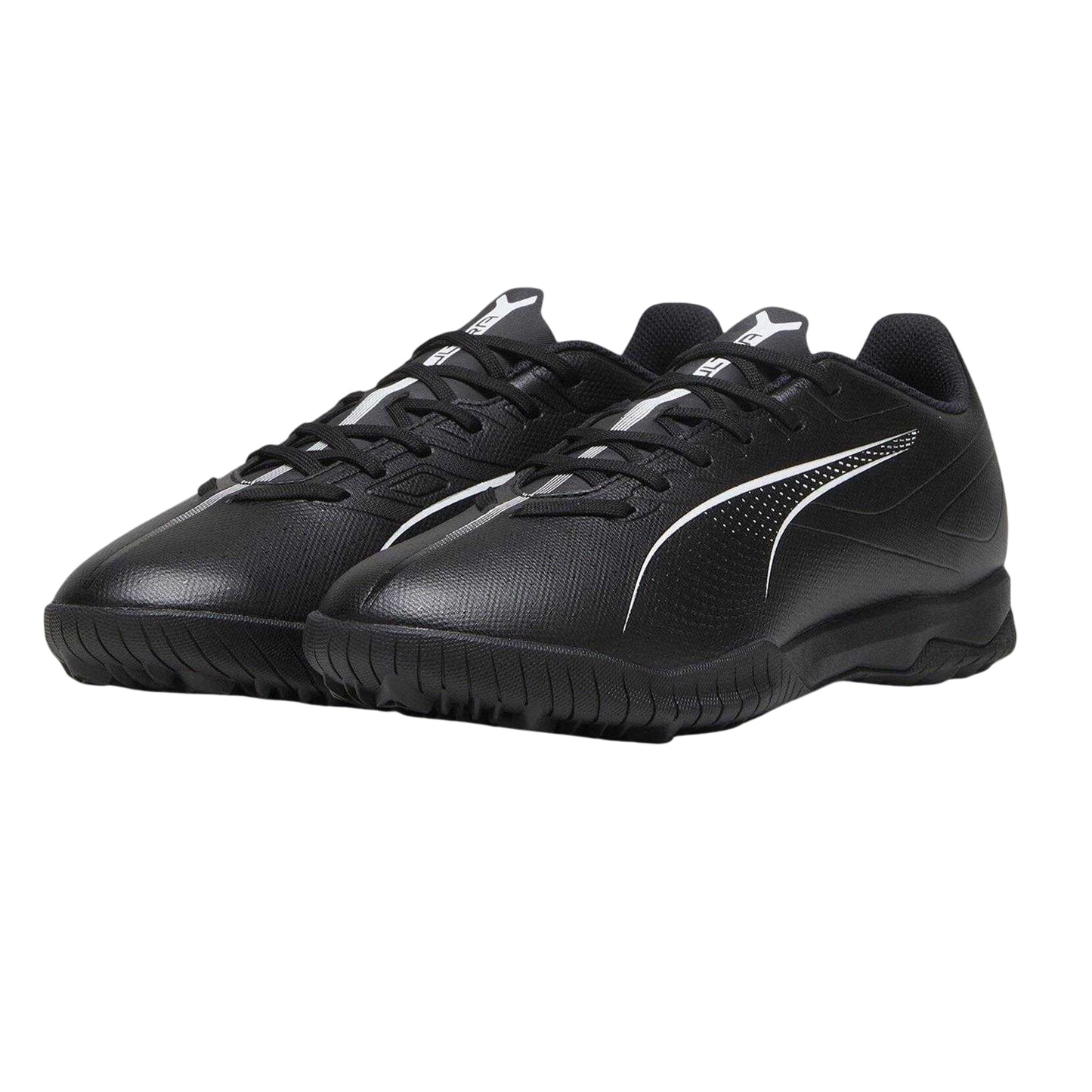 Black-White - Close up - Puma Mens Play Artificial Ground Football Boots