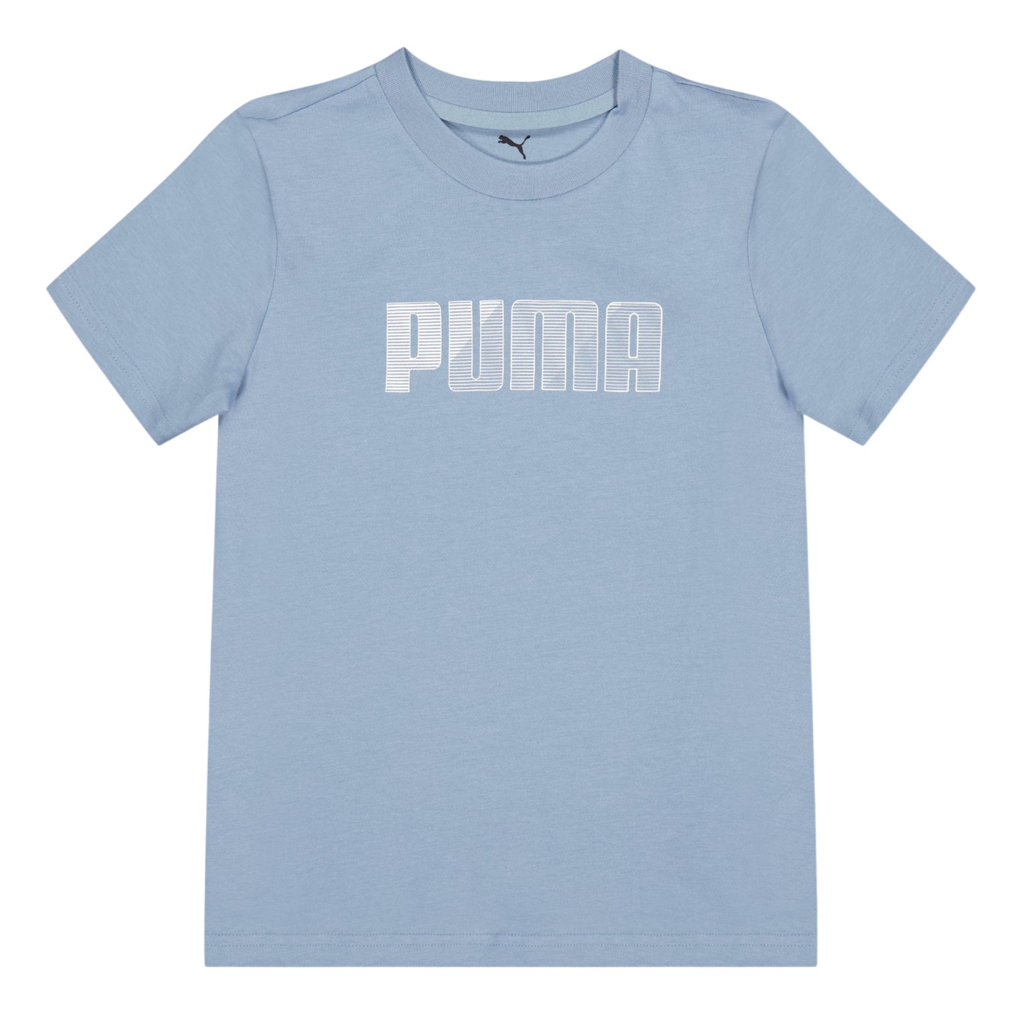 Cool Blue - Front - Puma Childrens-Kids Graphic Print Lightweight T-Shirt