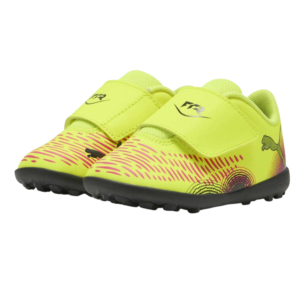 Yellow - Close up - Puma Childrens-Kids Future 8 Play Astro Turf Trainers