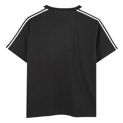 Black - Back - Kenzo Childrens-Kids Embroidered Logo T-Shirt