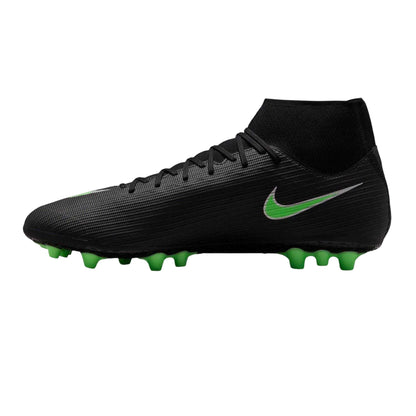 Black-Green - Side - Nike Mens Mercurial Academy Artificial Ground Football Boots
