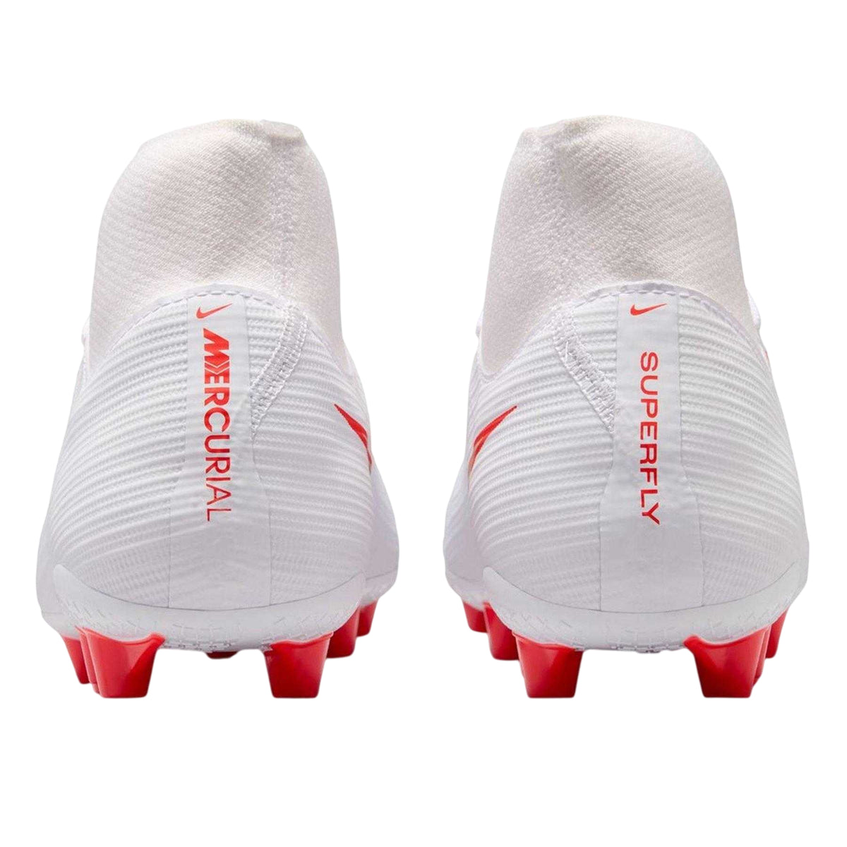 White-Red - Back - Nike Mens Mercurial Academy Artificial Ground Football Boots