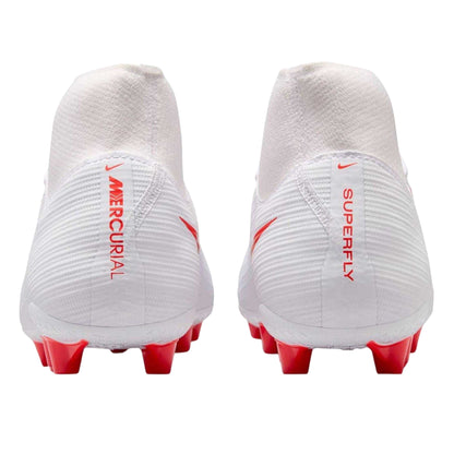 White-Red - Back - Nike Mens Mercurial Academy Artificial Ground Football Boots