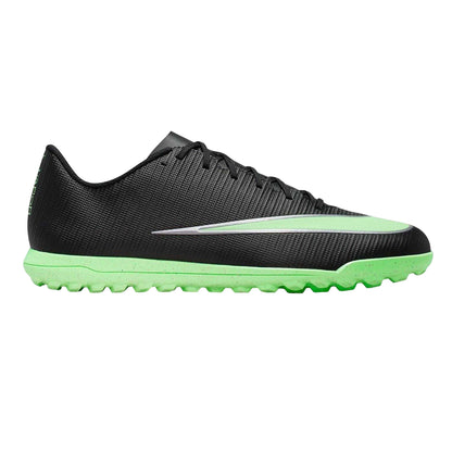 Black-Green - Front - Nike Mens Mercurial Club Artificial Ground Football Boots