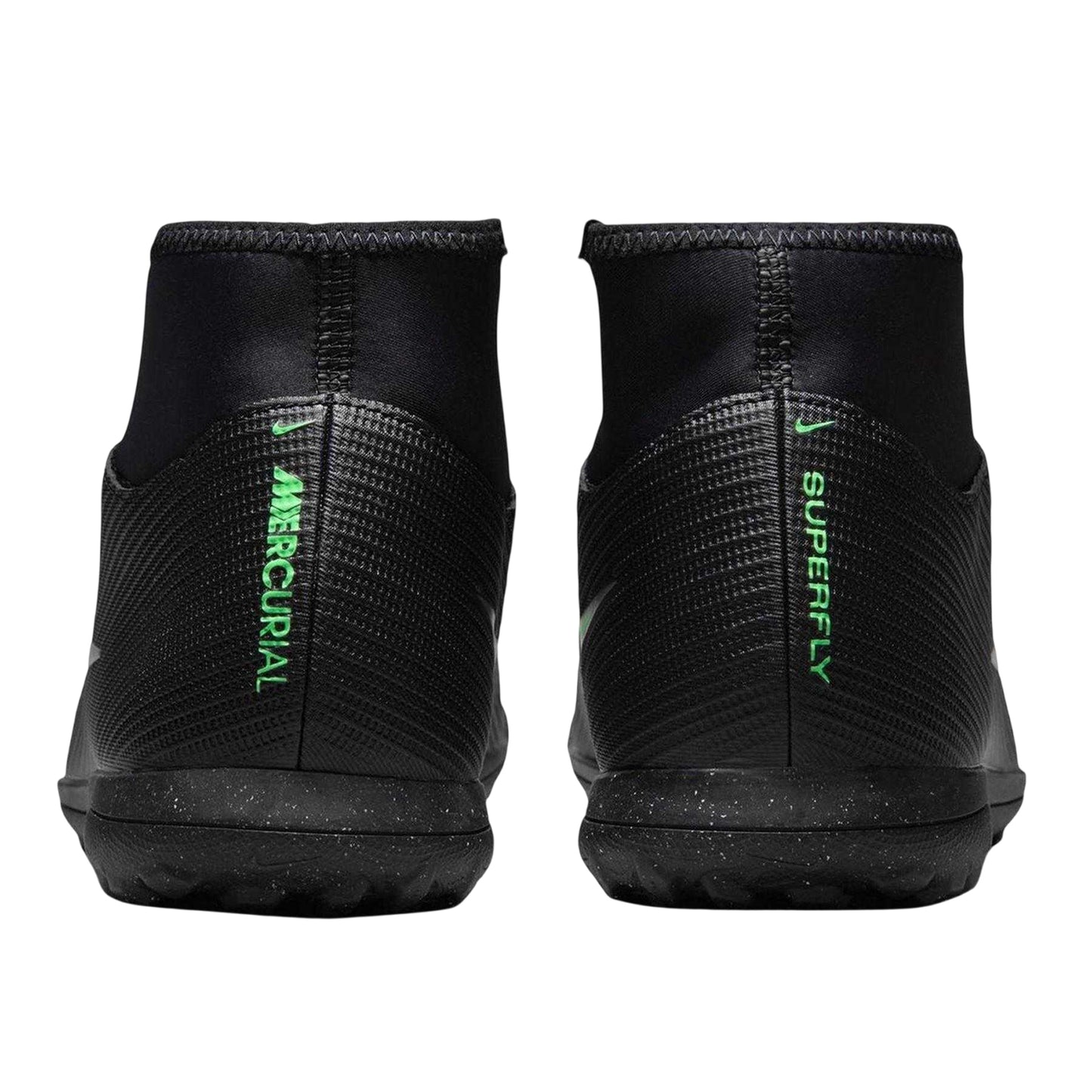 Black-Green - Back - Nike Mens Mercurial Club Slim Artificial Ground Football Boots