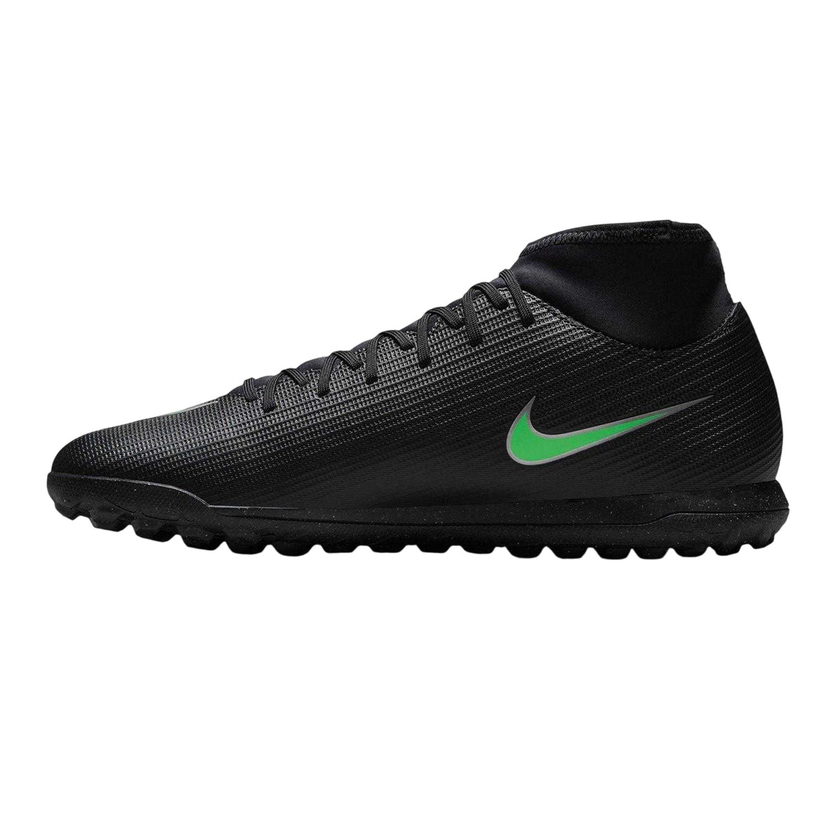 Black-Green - Side - Nike Mens Mercurial Club Slim Artificial Ground Football Boots