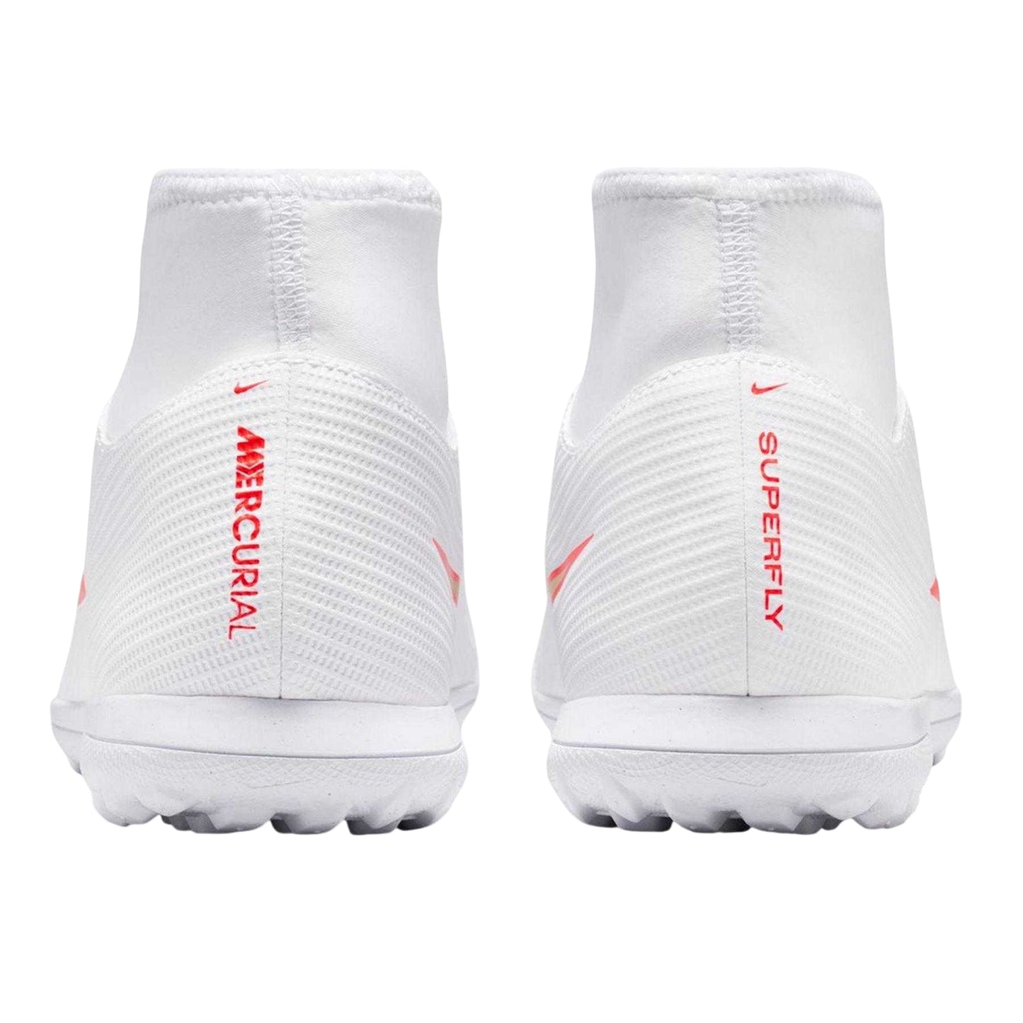 White-Red - Back - Nike Mens Mercurial Club Slim Artificial Ground Football Boots