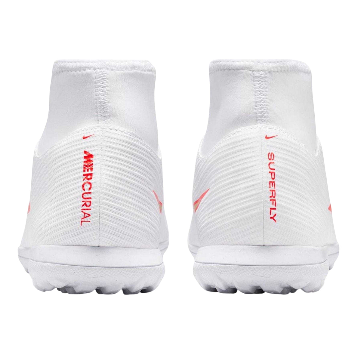 White-Red - Back - Nike Mens Mercurial Club Slim Artificial Ground Football Boots