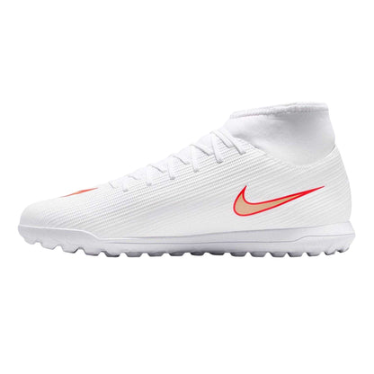 White-Red - Side - Nike Mens Mercurial Club Slim Artificial Ground Football Boots