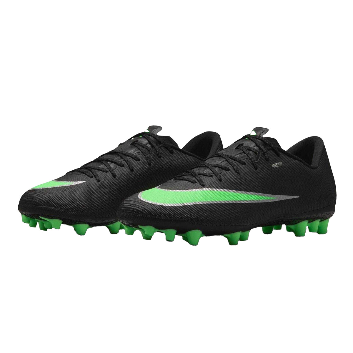 Black-Green - Pack Shot - Nike Mens Mercurial Academy Low Cut Artificial Ground Football Boots