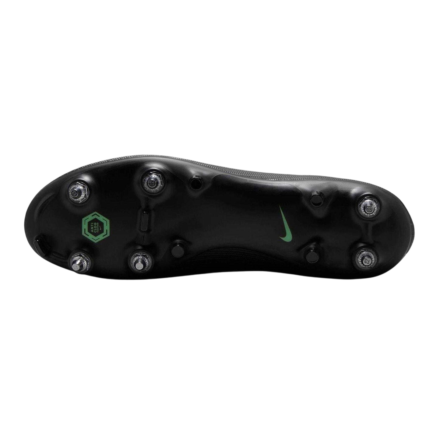 Black-Green - Side - Nike Mens Mercurial Academy Knitted Collar Soft Ground Football Boots