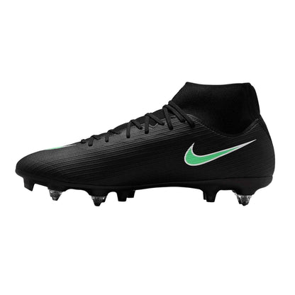 Black-Green - Lifestyle - Nike Mens Mercurial Academy Knitted Collar Soft Ground Football Boots