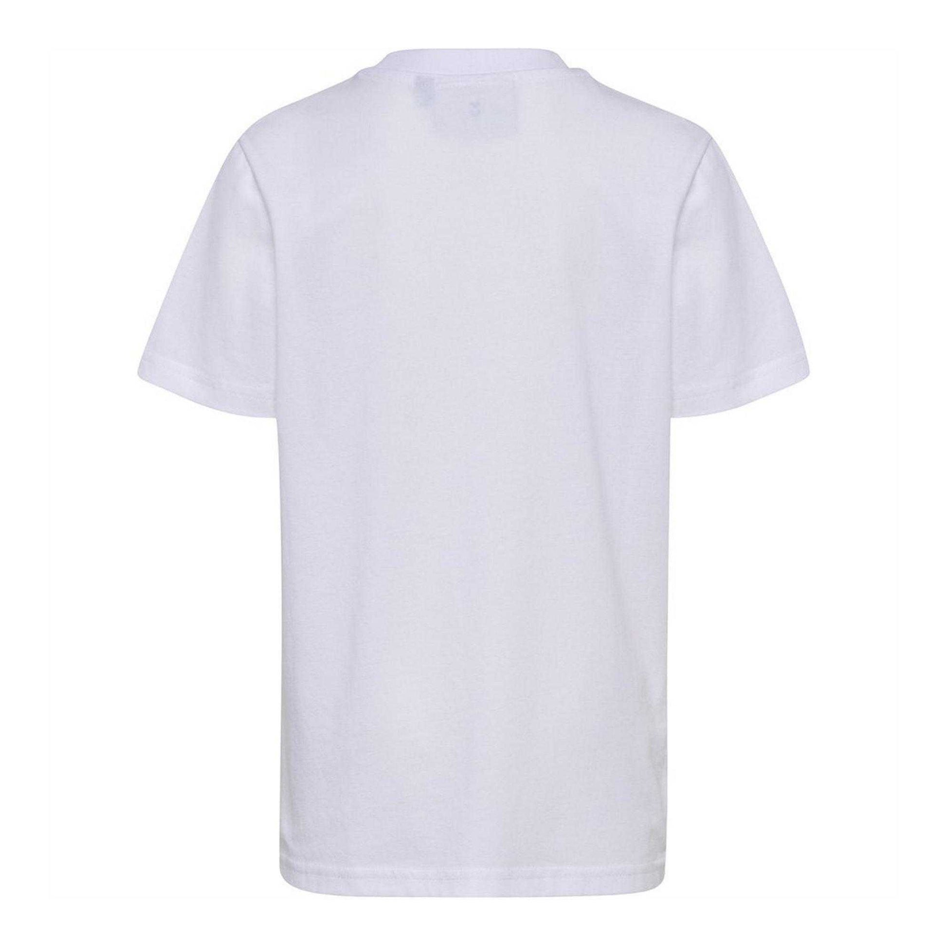 White - Back - Hummel Childrens-Kids Base Logo T-Shirt