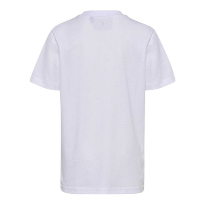 White - Back - Hummel Childrens-Kids Base Logo T-Shirt