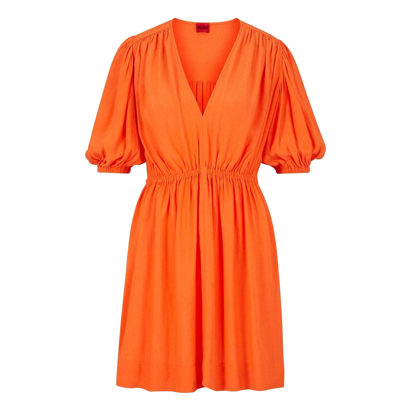 Orange - Front - Hugo Boss Womens-Ladies Kamen-1 Mini Dress