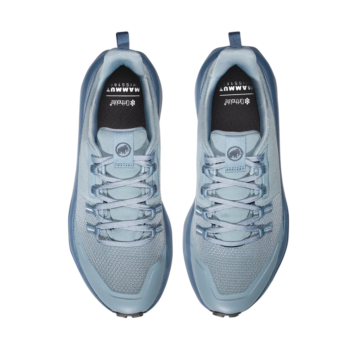 Grey-Blue - Side - Mammut Mens Walking Shoes