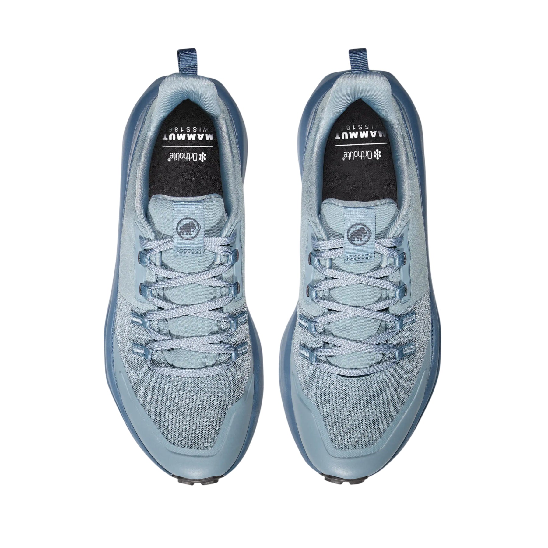 Grey-Blue - Side - Mammut Mens Walking Shoes