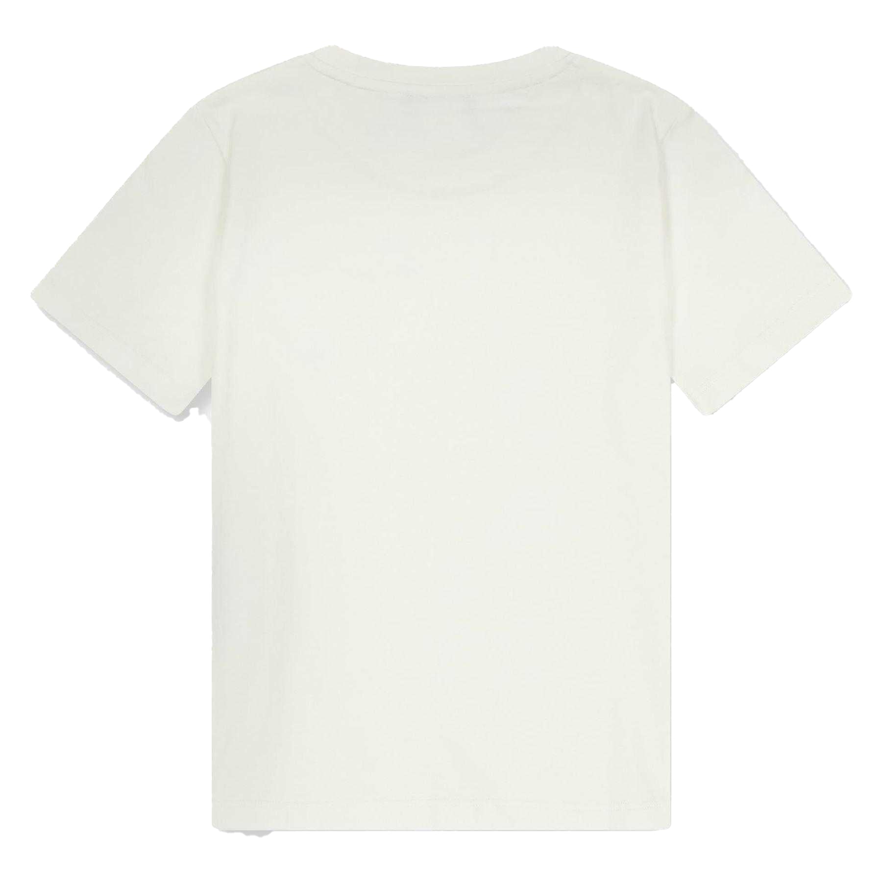 White - Back - Versace Childrens-Kids Essentials Logo T-Shirt
