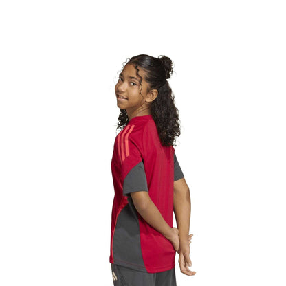 Red-White - Lifestyle - Adidas Childrens-Kids Tiro 25 Competition Liverpool FC Training T-Shirt