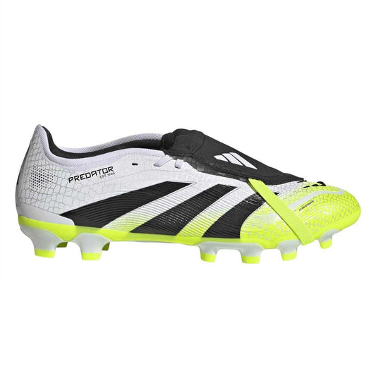 White - Front - Adidas Mens Predator Pro Flat Firm Ground Football Boots