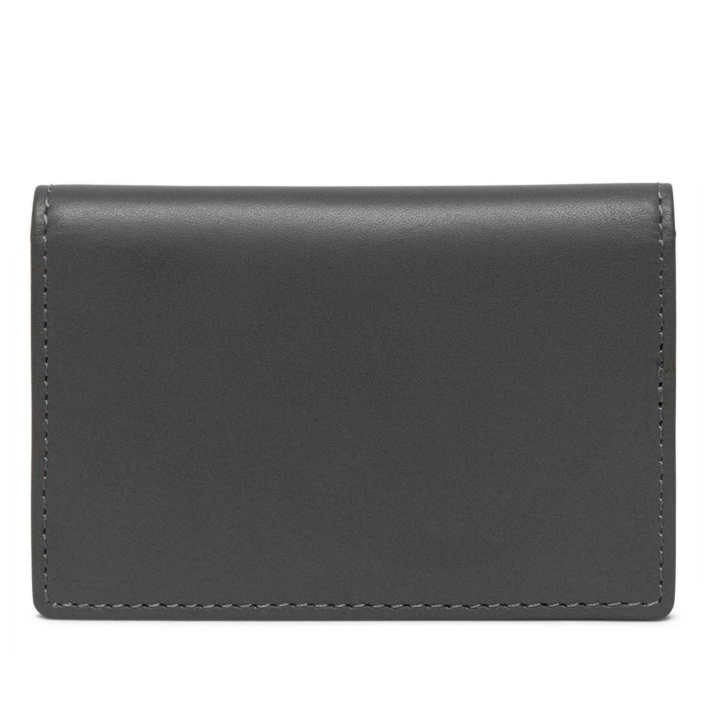 Black - Back - Diesel Bi-Fold Leather Card Holder