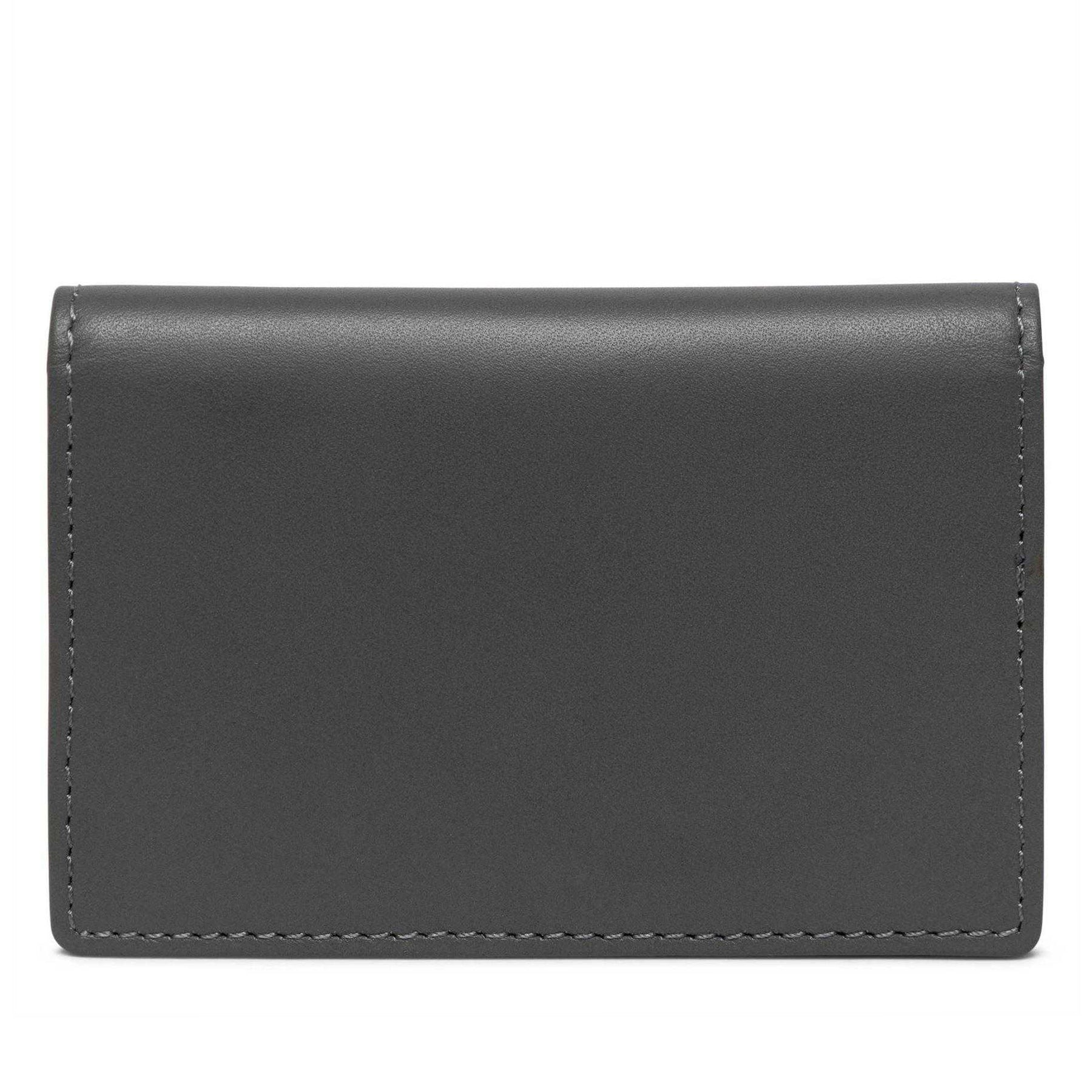 Black - Back - Diesel Bi-Fold Leather Card Holder