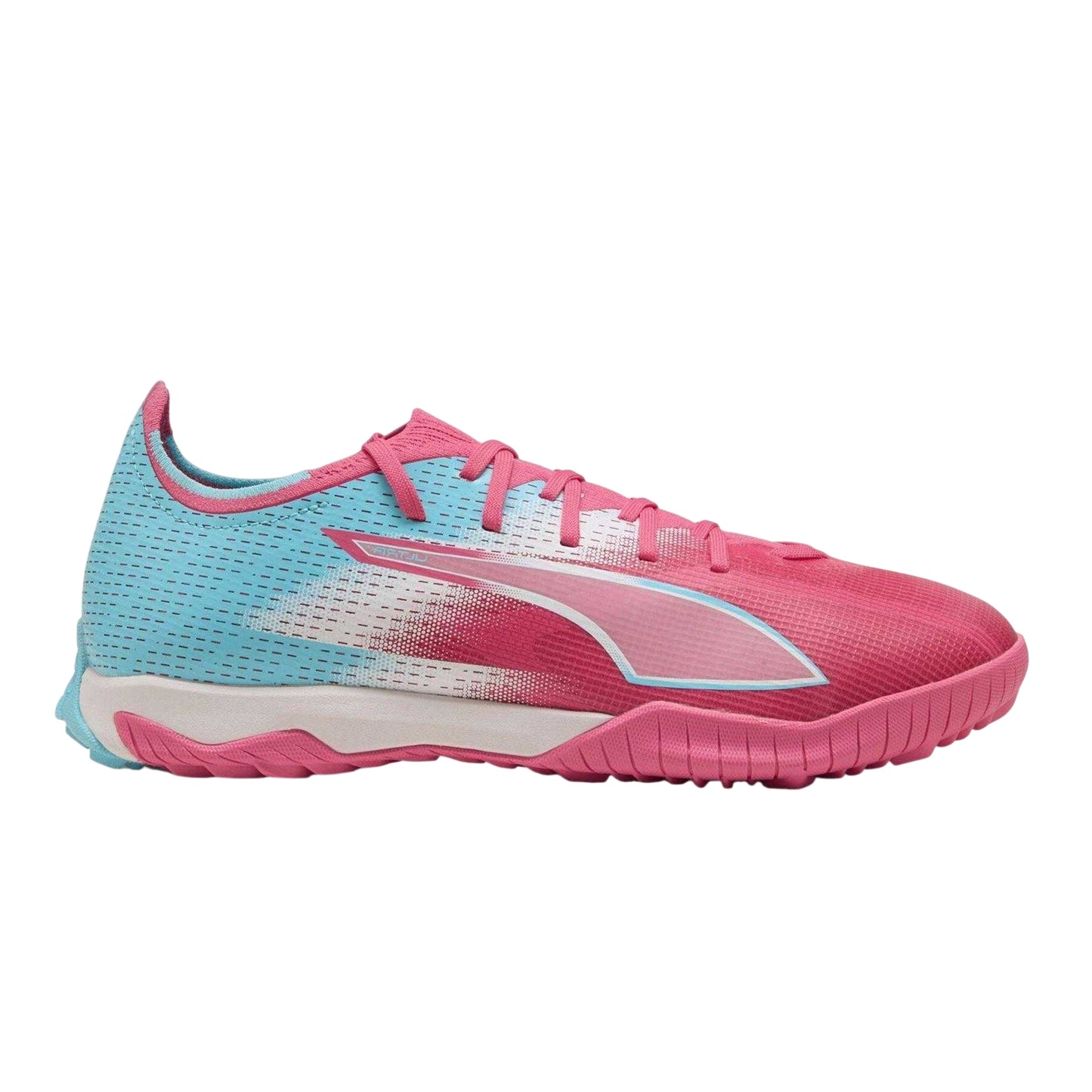 Pink-Blue - Front - Puma Mens Ultra 6 Match Astro Turf Trainers