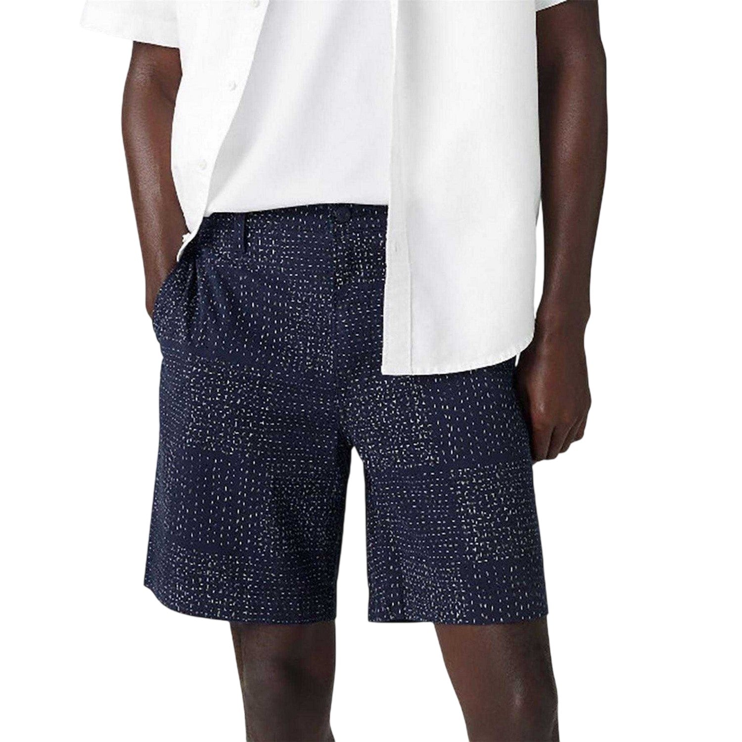 Navy - Side - Levis Mens Dash Chino Shorts