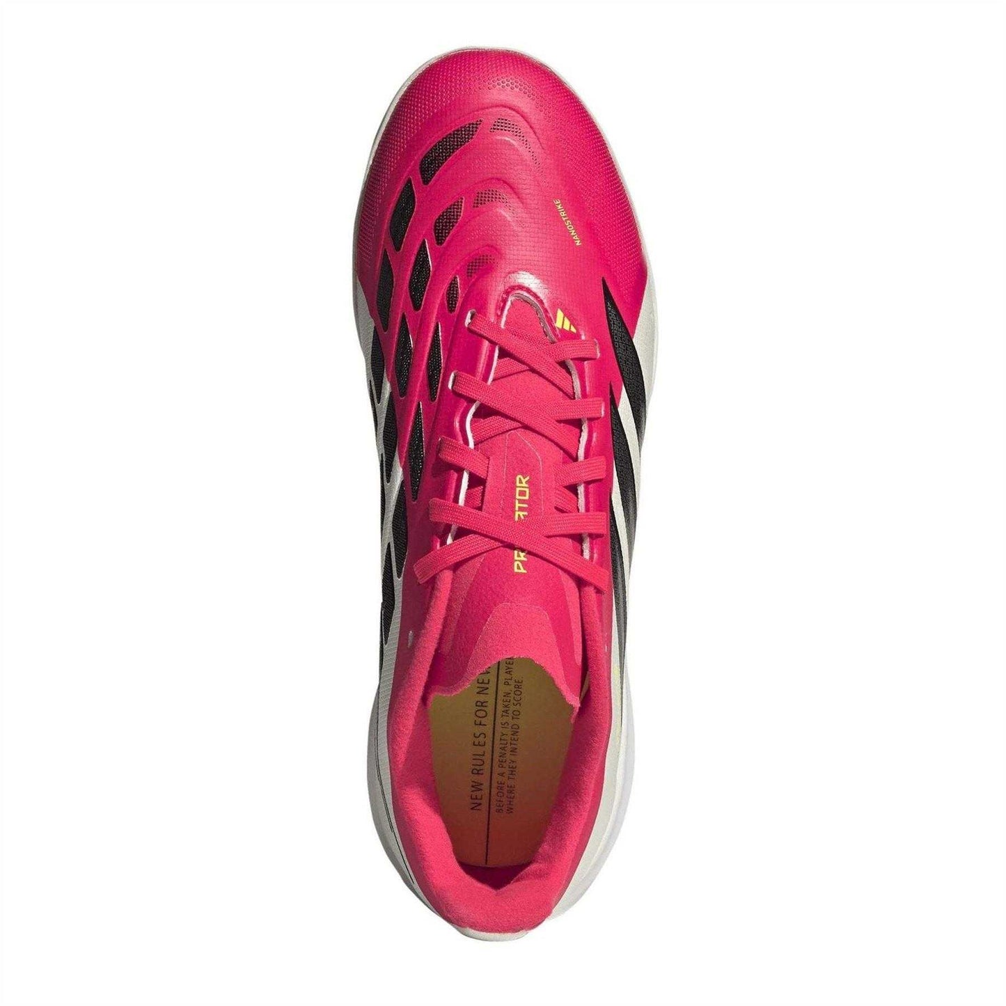 Lucid Red-Core Black - Lifestyle - Adidas Childrens-Kids Predator League 3 Stripes Turf Training Football Boots
