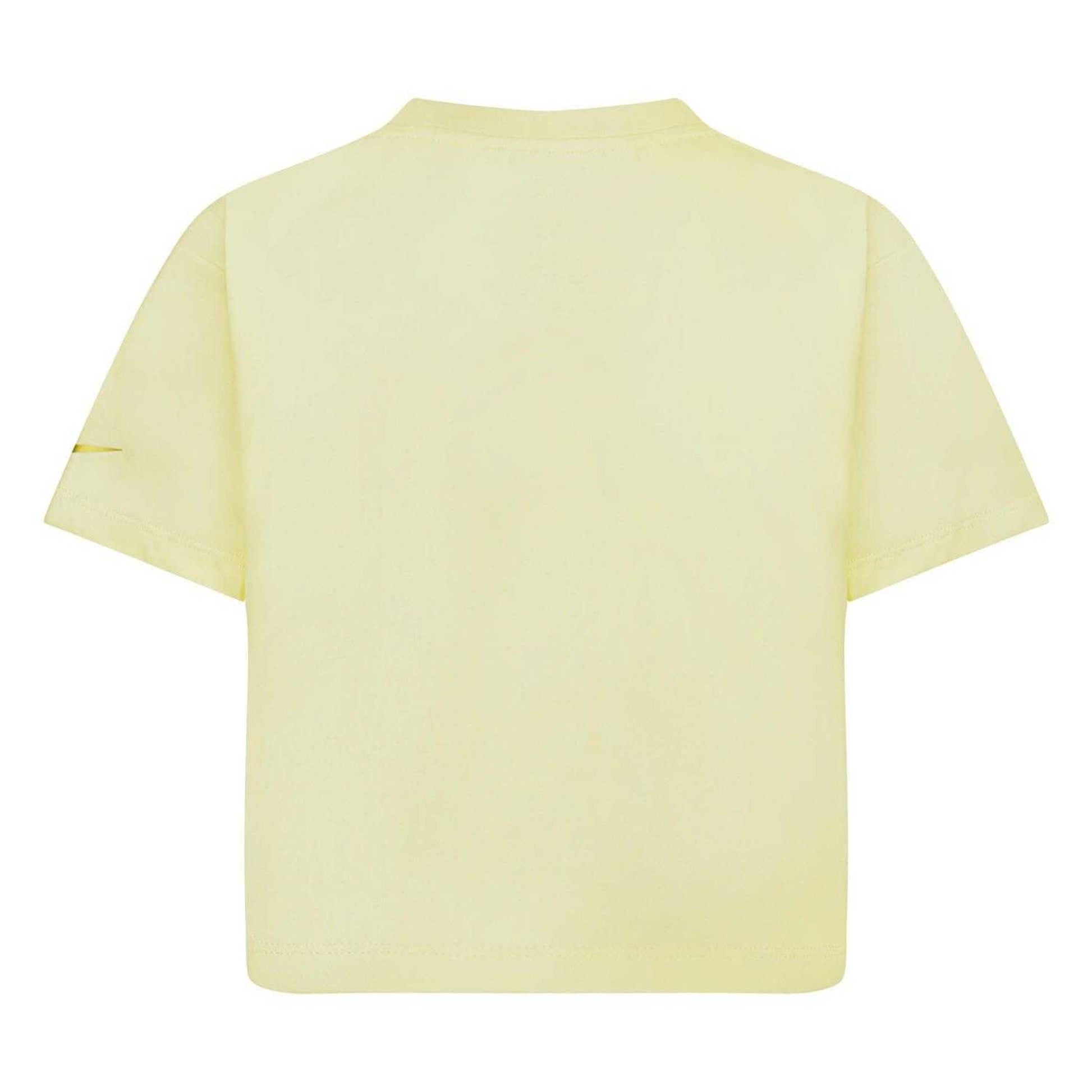 Cream - Back - Nike Girls Shine Boxy T-Shirt