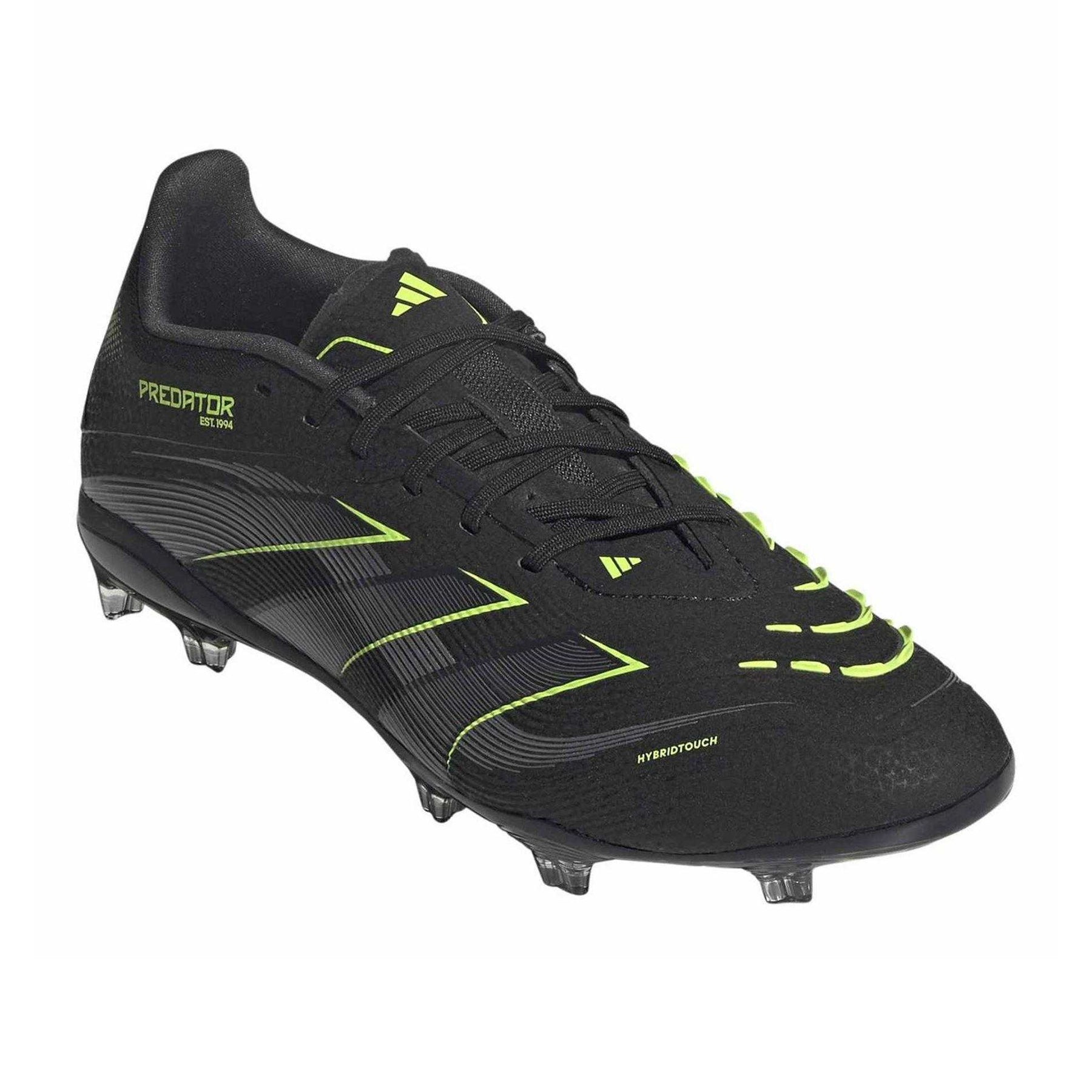 Core Black - Pack Shot - Adidas Childrens-Kids Predator Elite Firm Ground Football Boots