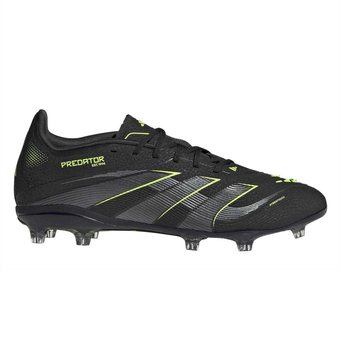 Core Black - Front - Adidas Childrens-Kids Predator Elite Firm Ground Football Boots