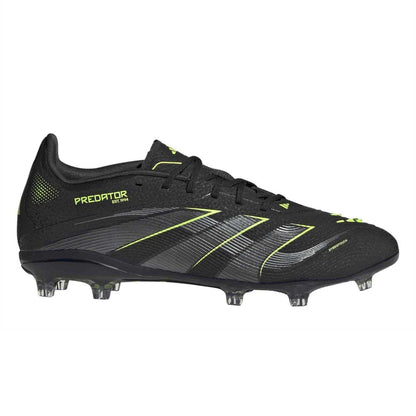 Core Black - Front - Adidas Childrens-Kids Predator Elite Firm Ground Football Boots
