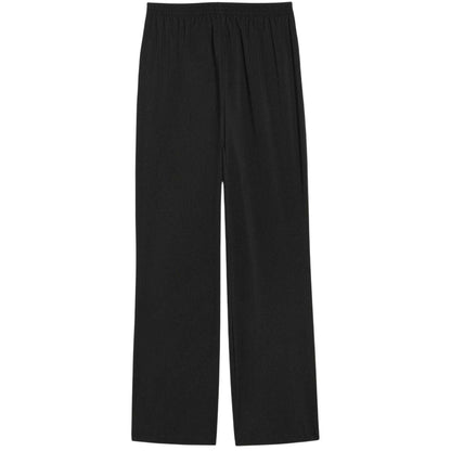 Puma Black - Back - Puma Womens-Ladies Fashion Knitted High Waist Tracksuit Bottoms