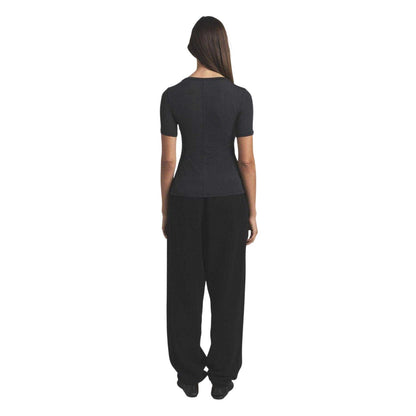 Onyx - Back - Skims Womens-Ladies Modal Fitted T-Shirt