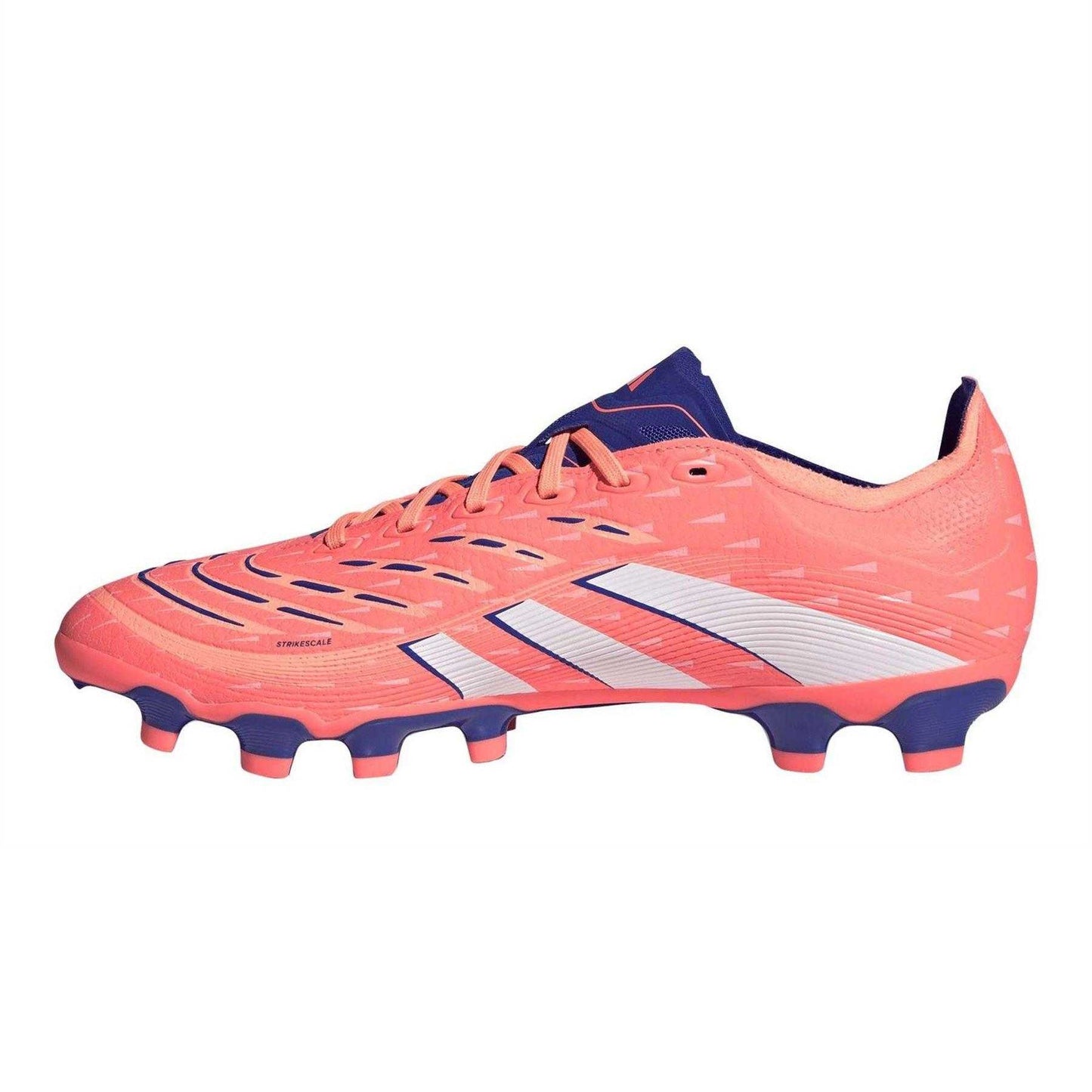 Coral - Side - Adidas Mens Predator League Firm Ground Football Boots
