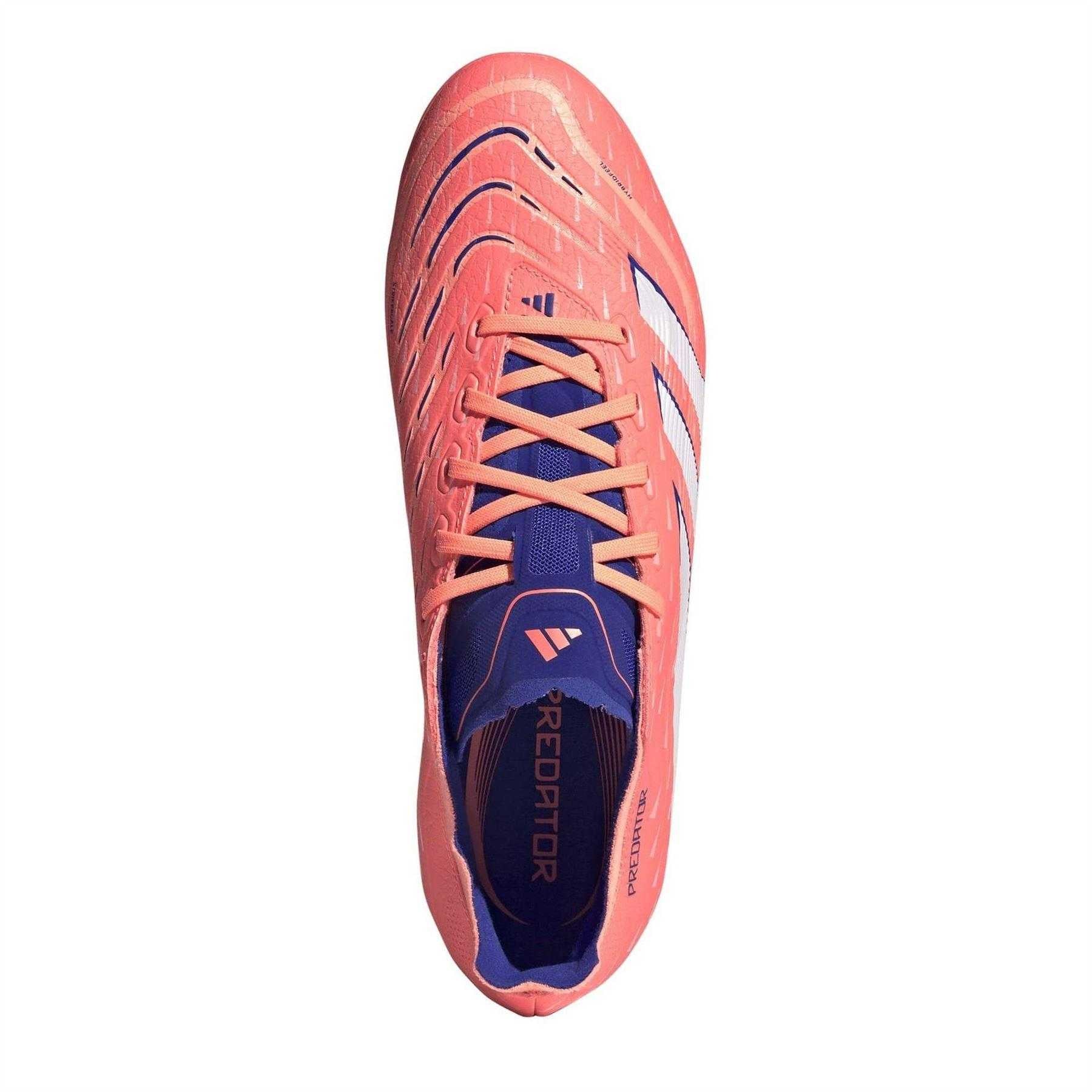 Coral - Lifestyle - Adidas Mens Predator League Firm Ground Football Boots