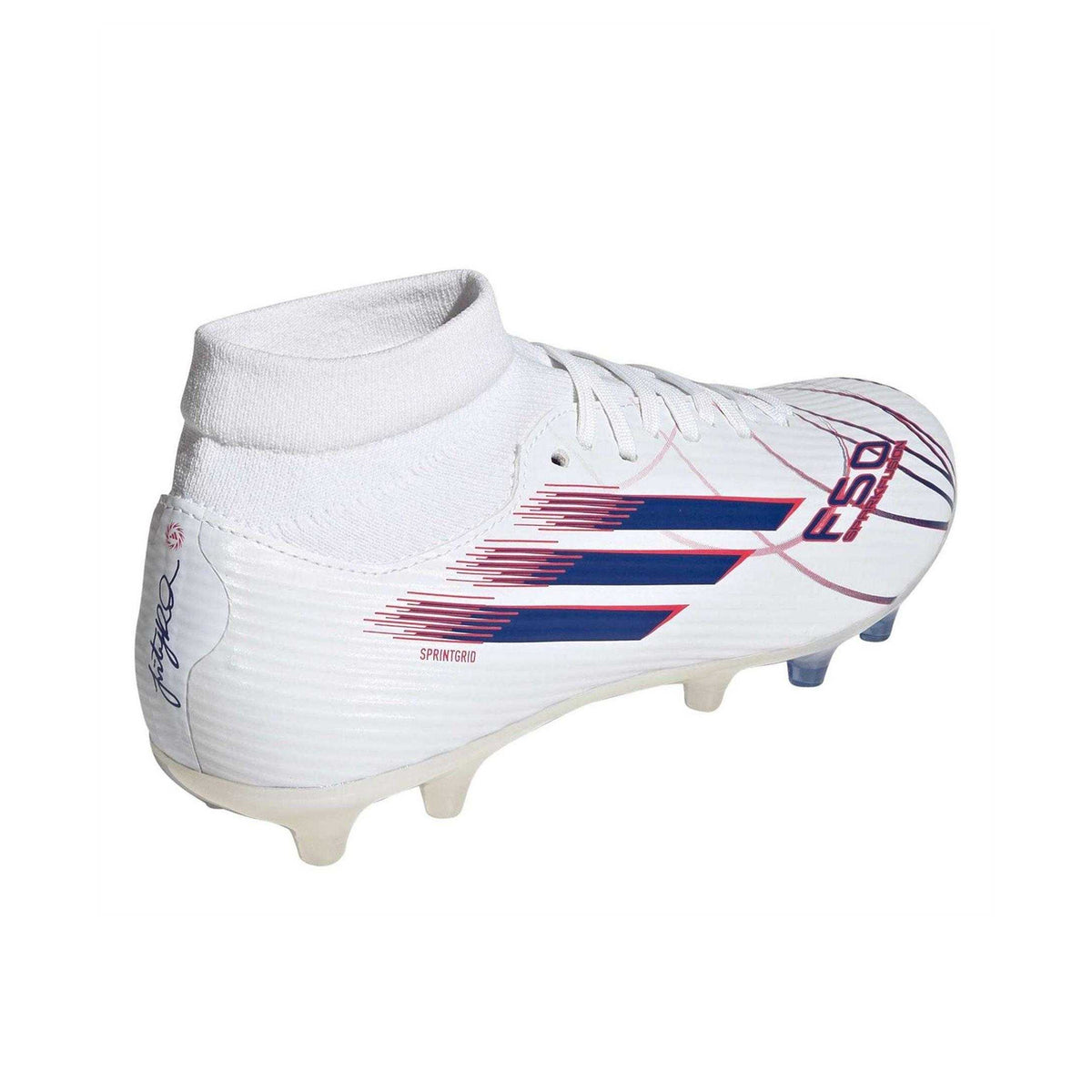White - Back - Adidas Mens Sparkfusion League Football Boots
