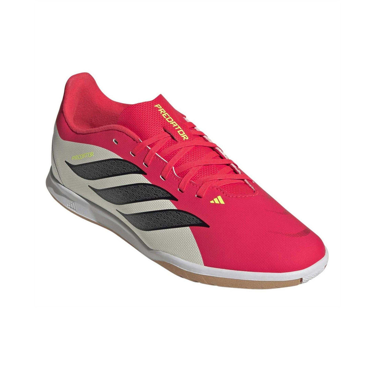 Lucid Red-Core Black - Pack Shot - Adidas Childrens-Kids Predator Club IN Sala Futsal Flat Indoor Football Shoes
