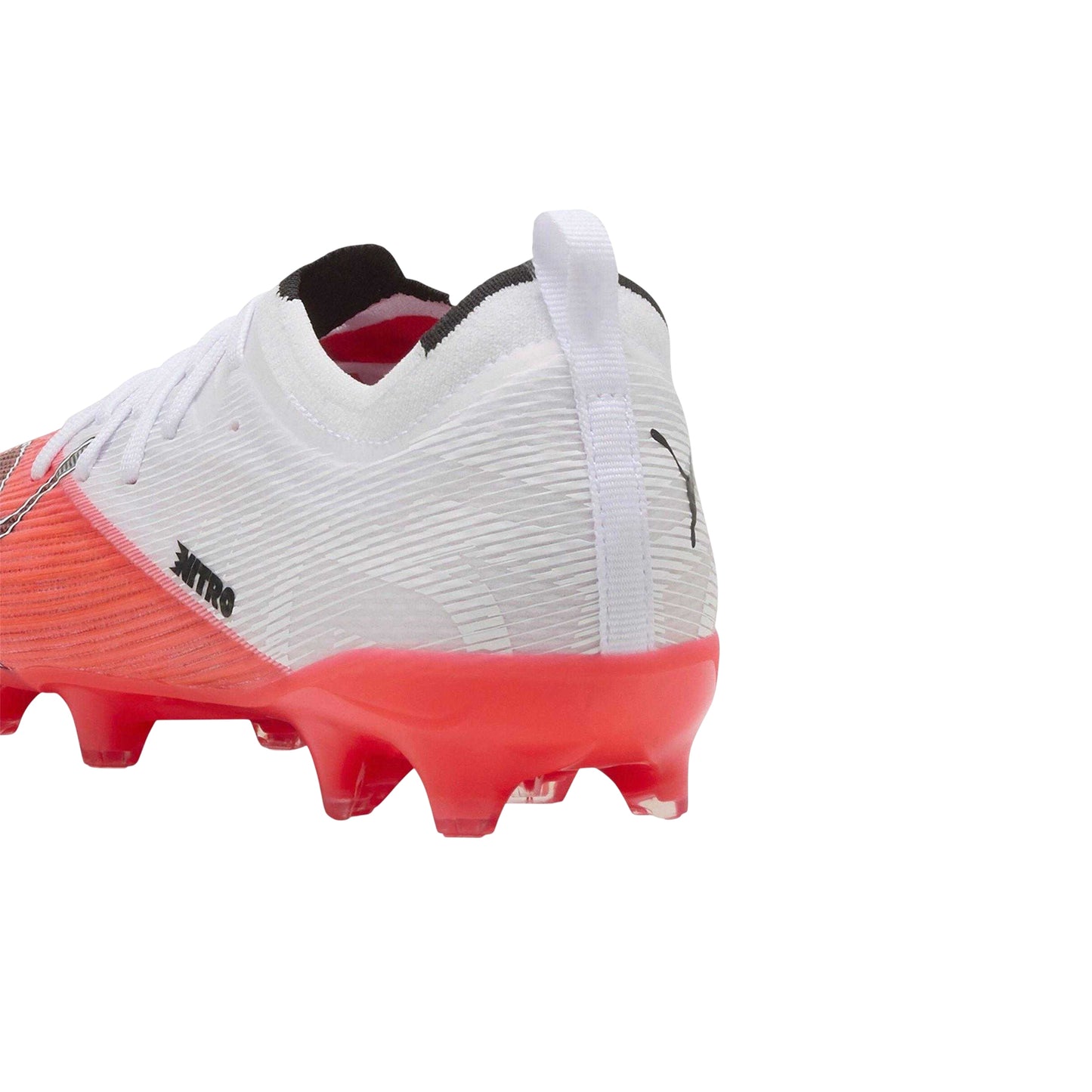 White-Red - Side - Puma Childrens-Kids Ultra Two Tone Football Boots