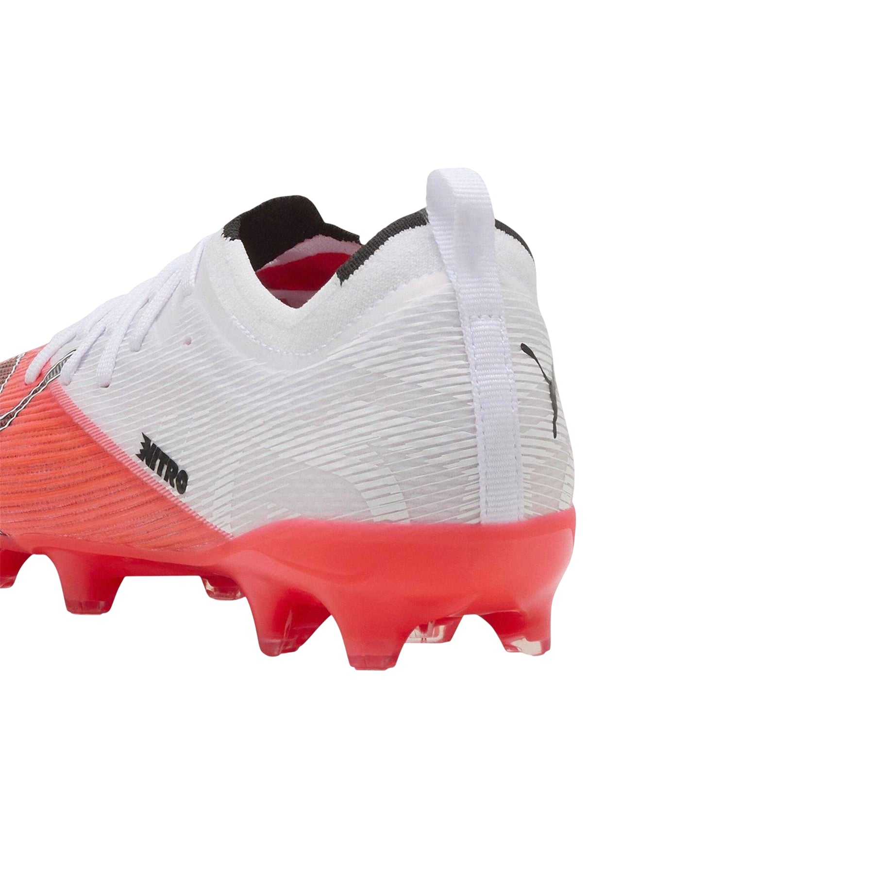 White-Red - Side - Puma Childrens-Kids Ultra Two Tone Football Boots