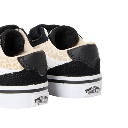 Black - Lifestyle - Vans Toddler VanAct Brooklyn Leopard Print Suede Trainers