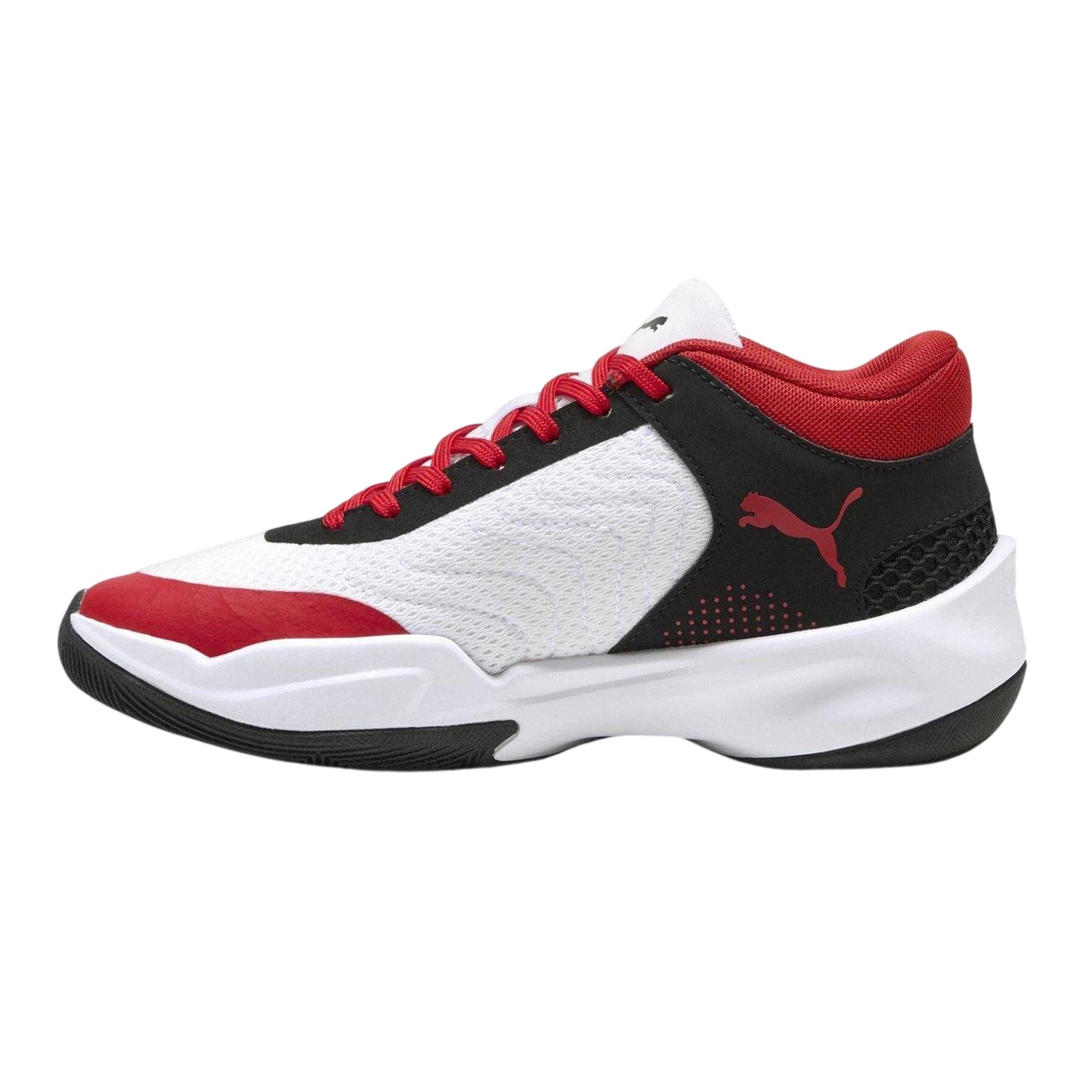 Black - Back - Puma Childrens-Kids Court Pro 2 Basketball Shoes