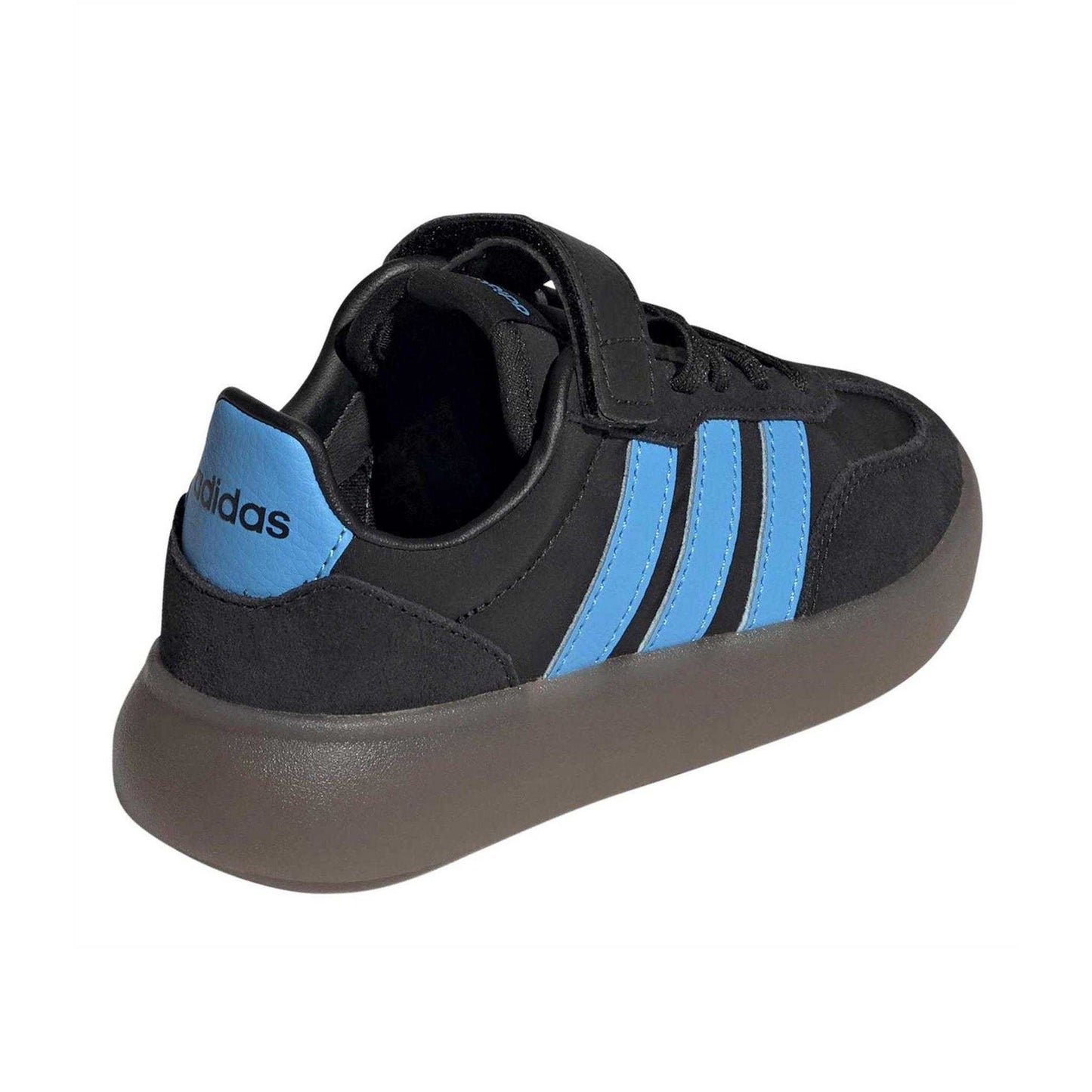 Core Black - Back - Adidas Childrens-Kids Barreda Decode Suede Low Cut Trainers